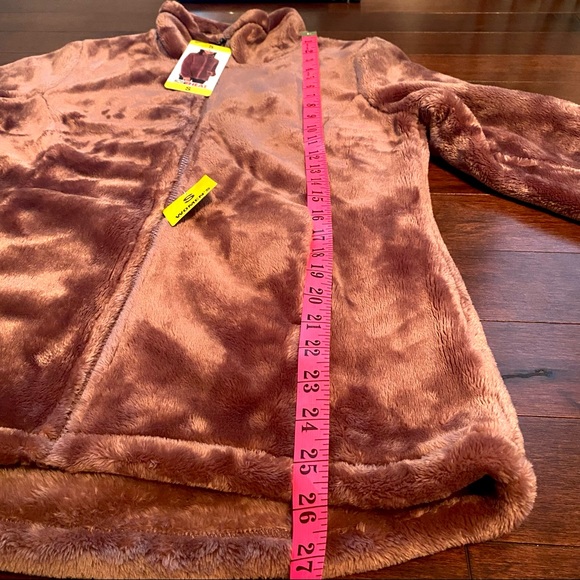 32 DEGREES HEAT Women’s Full Zip Plush Jacket/Sweater with pockets, Size Small - Picture 9 of 11